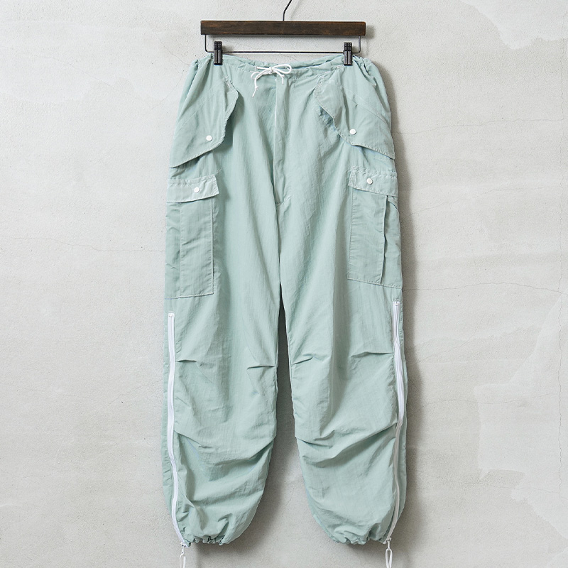 実物 新品 デッドストック 米軍 スノーカモ オーバーパンツ カーゴポケット付き ICE GREEN染め【キャンペーン対象外】【I】