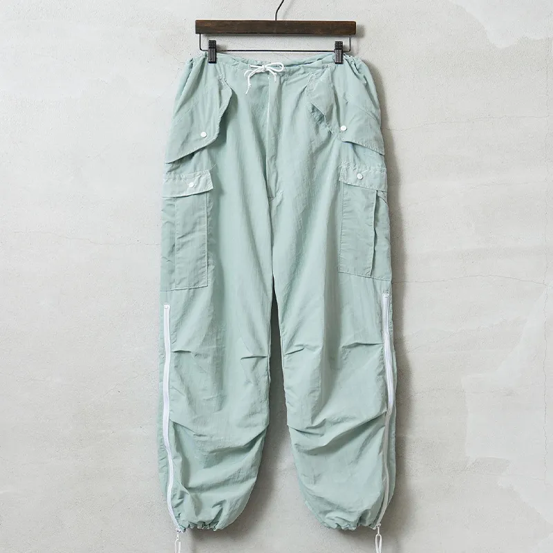 実物 新品 デッドストック 米軍 スノーカモ オーバーパンツ カーゴポケット付き ICE GREEN染め【キャンペーン対象外】【I】