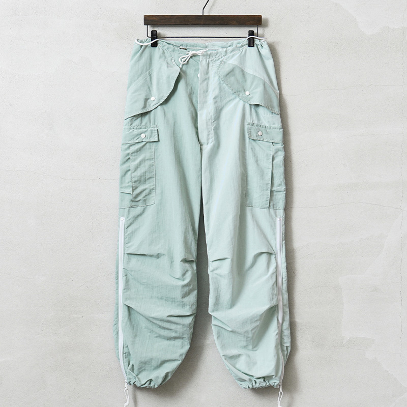 実物 新品 デッドストック 米軍 スノーカモ オーバーパンツ カーゴポケット付き ICE GREEN染め バイカラー【キャンペーン対象外】【I】