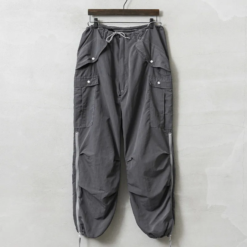実物 新品 デッドストック 米軍 スノーカモ オーバーパンツ カーゴポケット付き GRAY染め【キャンペーン対象外】【I】