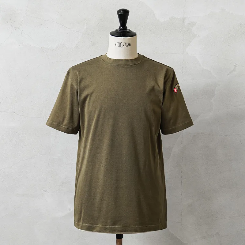 実物 新品 デッドストック スイス軍 ショートスリーブ Tシャツ COTTON【キャンペーン対象外】【I】