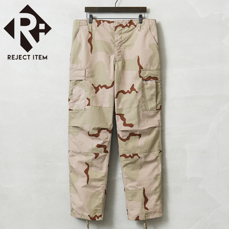 リジェクト 訳あり品 MADE IN USA 新品 米軍 デッドストック DCU カーゴパンツ 3カラーデザート リップストップ / 3C DESERT CAMO BDU【キャンペーン対象外】【I】