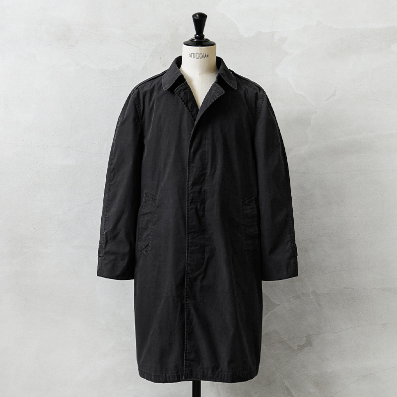 実物 USED 米軍 U.S. NAVY ブラックステンカラーコート ライナー無し・エポレット付き【#2】【キャンペーン対象外】【I】