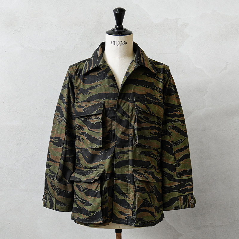 MADE IN USA 新品 米軍 デッドストック BDU ジャケット タイガーストライプカモ【キャンペーン対象外】【I】