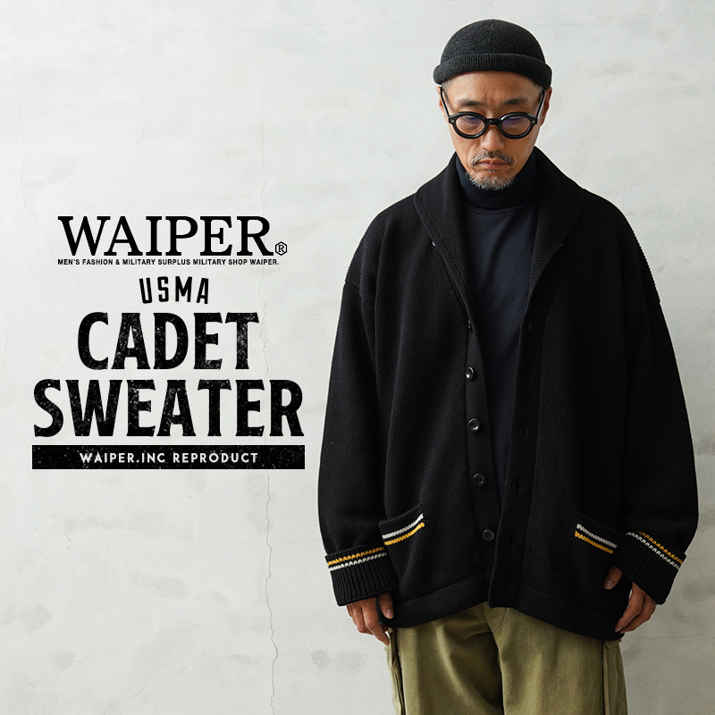 【即日出荷対応】WAIPER.inc 米軍 USMA カデットセーター【WP1106】【キャンペーン対象外】【T】ミリタリー