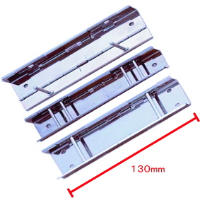B-６パイプ金具 ファイル製本用 １３０mm ２穴８ｃｍ