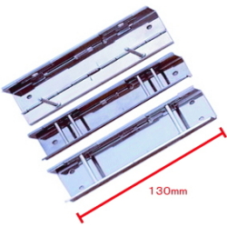 B-６パイプ金具 ファイル製本用 １３０mm ２穴８ｃｍ