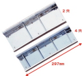 パイプ金具 ファイル製本用 A４（２９７mm） ２穴　９ｃｍ