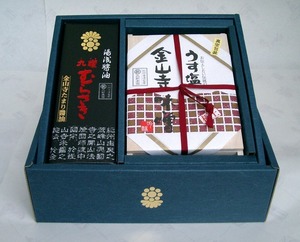 湯浅物語〔中〕　金山寺・醤油セット　【丸新本家・湯浅醤油】　[丸新52104]