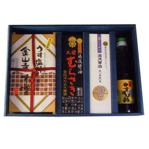 紀州ギフト　金山寺・醤油２種・ポン酢セット　【丸新本家・湯浅醤油】　[丸新81418]
