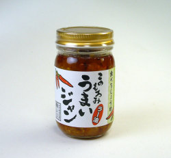 このもろみ　うまいジャン　140ｇ瓶入り　【ラー油入り丸新本家の食べる醤油】