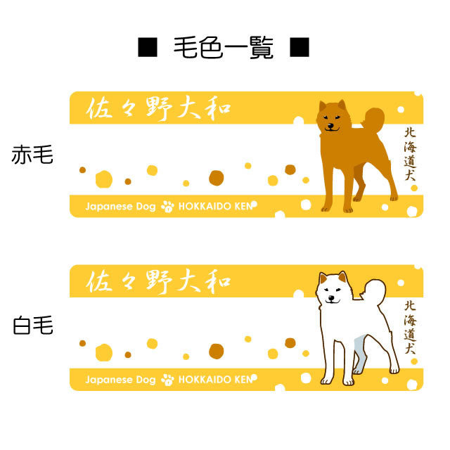 北海道犬とあられ