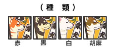 柴犬名入れシール（千社札風）