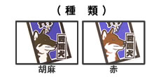 四国犬名入れシール（千社札風）
