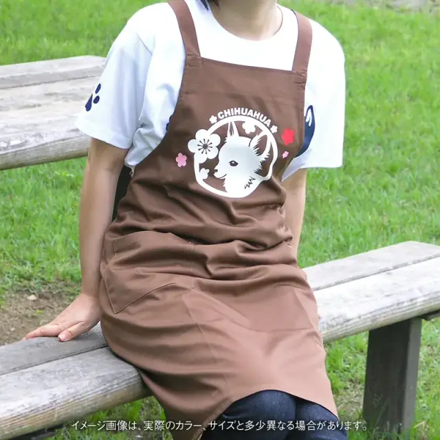 エプロン　梅　小型犬