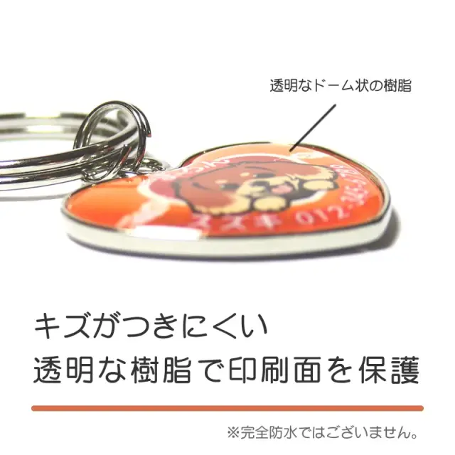 迷子札　笑い犬　ダックスフンド