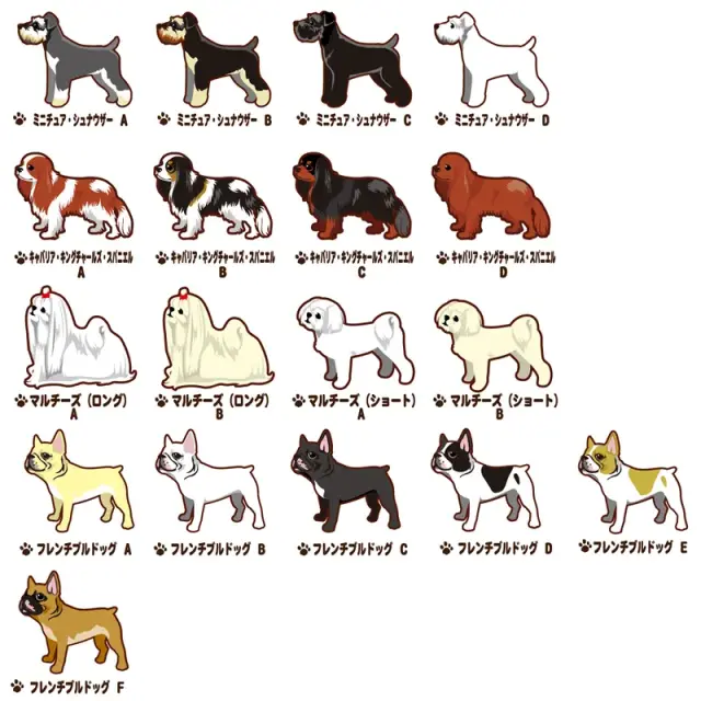 マグカップ　小型犬　イラスト