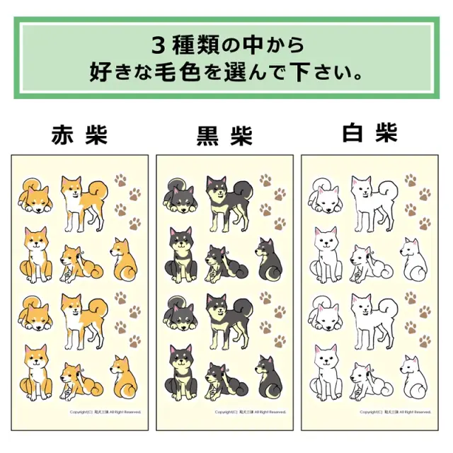 レターセット　柴犬ポーズ