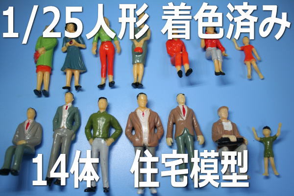 1/25　人形　フィギュア　建築模型　住宅模型