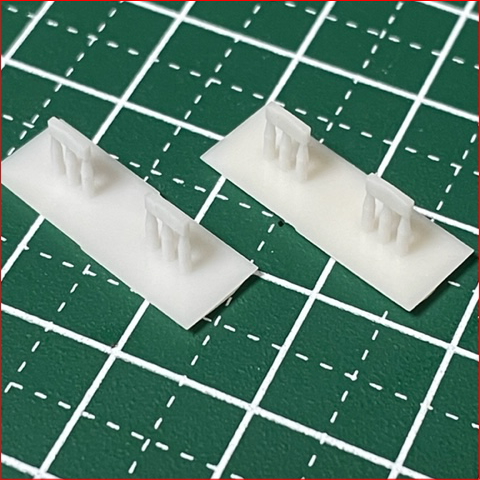 流鉄5000形タイプ　愛称板台座4枚セット　ホビーセンターカトー10-953　10-966対応