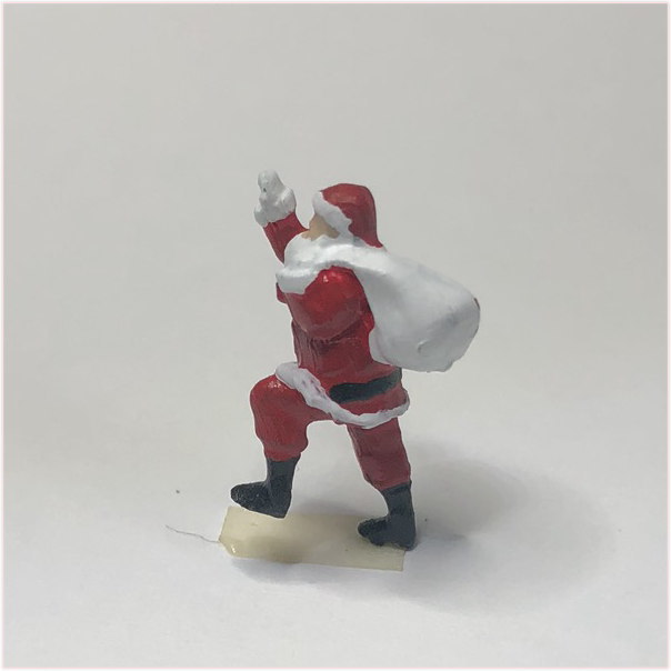 登ってるサンタクロース