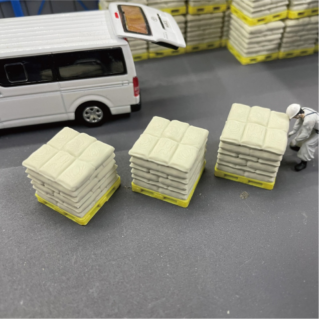1/64 パレット積み荷（袋入り）A 3つセット