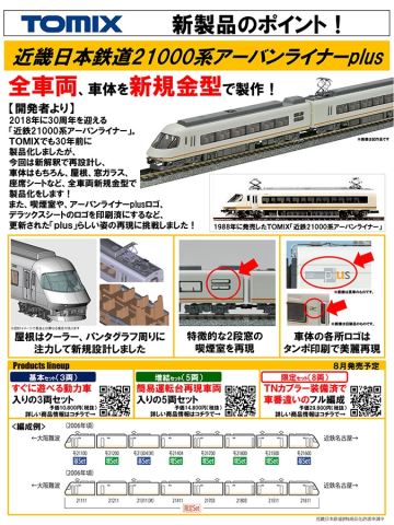 TOMIXトミックス 限定品 近畿日本鉄道21000系アーバンライナーplus 