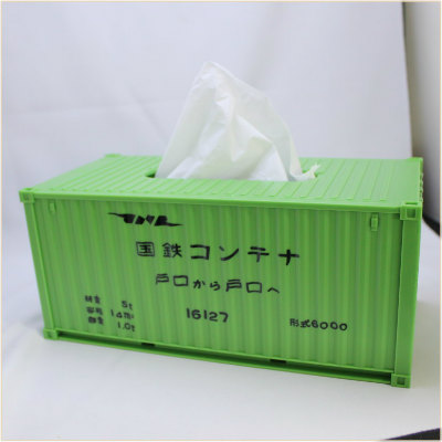 国鉄コンテナ ティッシュボックス コンテナ雑貨