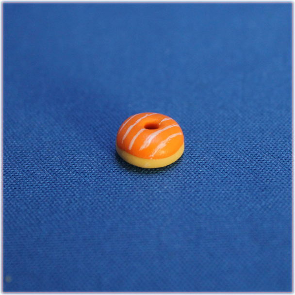 オレンジドーナツミニチュア小物