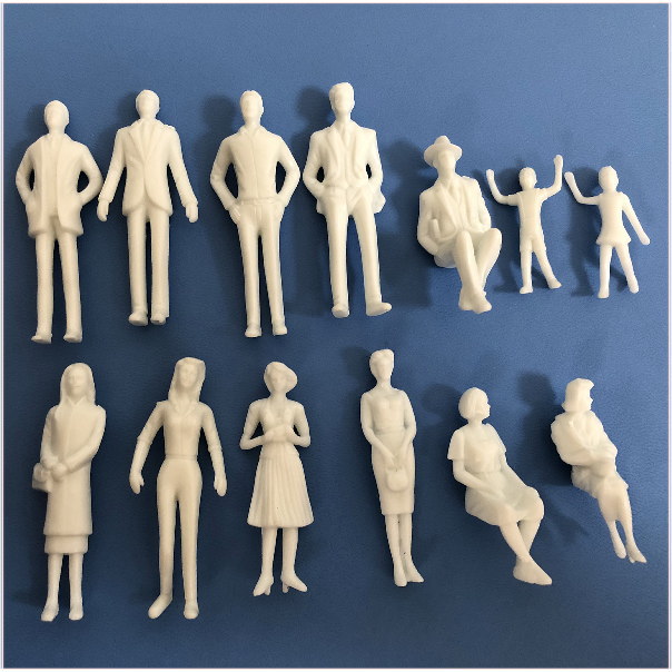 (未使用･未開封品)　ノーブランド品 1/100 約200体 人形 模型用 フィギュア 建築模型 無地 飾り qdkdu57 Amazon | ノーブランド品 1/100 約200体 人形 模型用 フィギュア