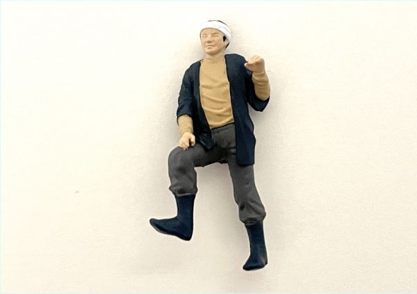 日本人】1/48 林業の人 オリジナルフィギュア 塗装済み ジオラマ用