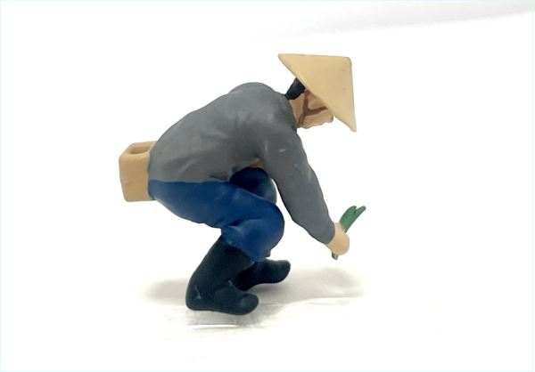 日本人】OJゲージ人形 農家のおじさんA オリジナルフィギュア【人物