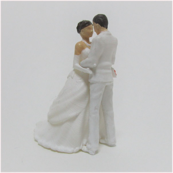 1/50人形 新郎新婦 ウェディングフィギュアA ハグ【結婚式