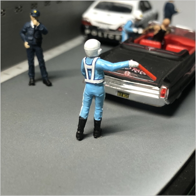 1/64 LIGHT CREATE 警察官 フィギュア 2体セット 5月中旬発送予定」Light create 1/64 フィギュア 警察官 2体