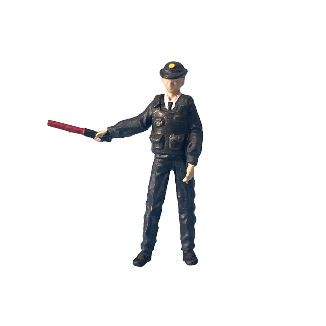 1/64フィギュア 警察官8 誘導する女性警察官