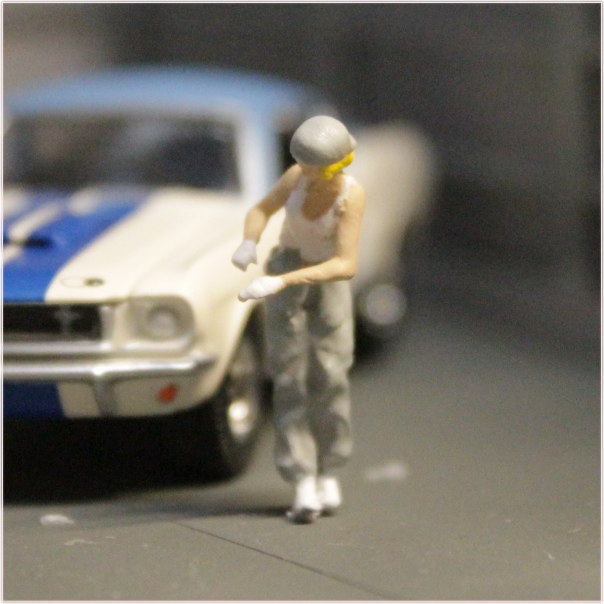 1/64フィギュア 女性メカニックB