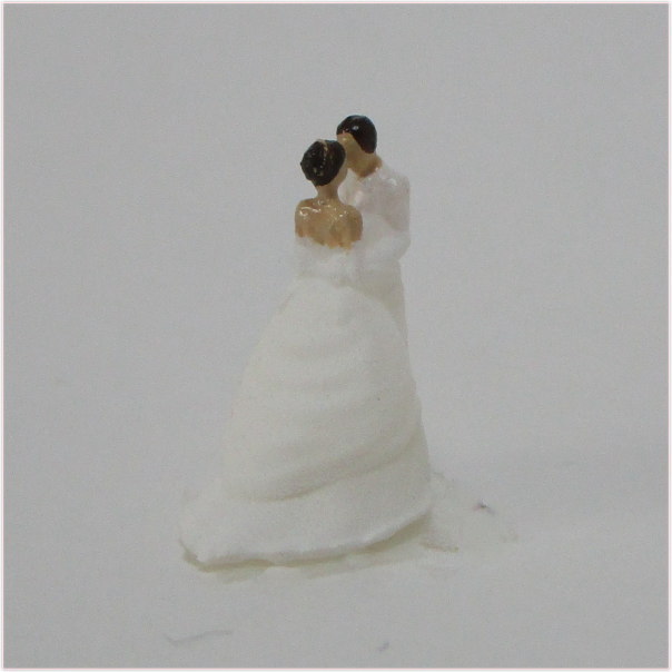 Nゲージ人形 新郎新婦 ウェディングフィギュアA ハグ【結婚式