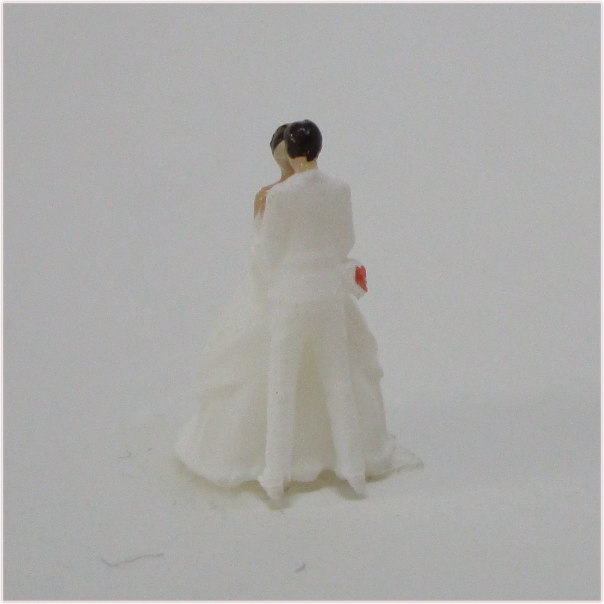 ジョゼッペ・アルマーニ新郎新婦結婚式恋人達花嫁フィギュア陶器人形