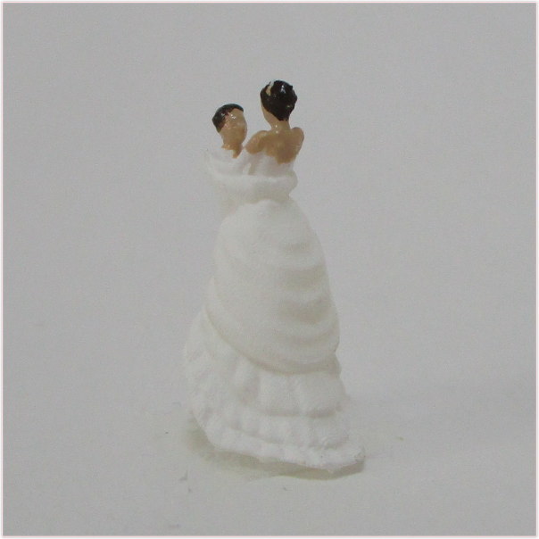Nゲージ人形 新郎新婦 ウェディングフィギュアC 抱っこ【結婚式