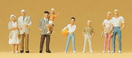 Preiserプライザー79086 集まる観客【Nゲージ人形】【塗装済み