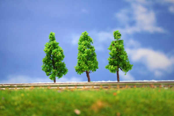 樹木模型　鉄道模型　住宅模型