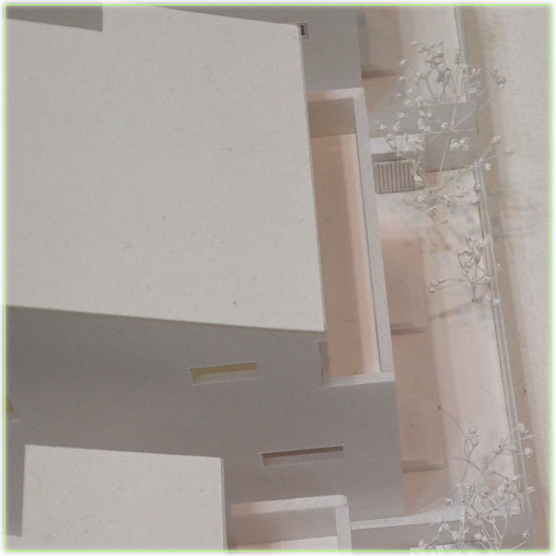 建築模型カスミソウ