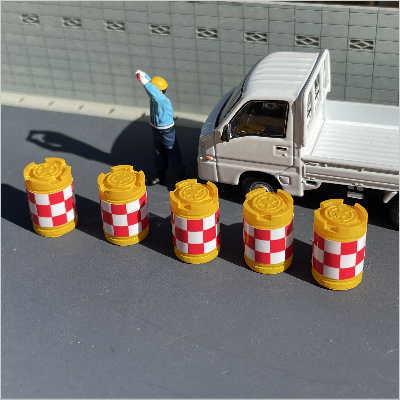 1/64 クッションドラム5個セット ミニカージオラマ小物