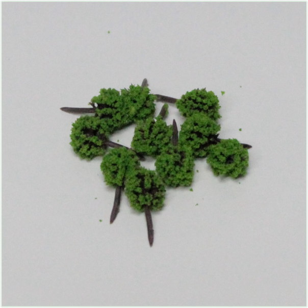 建築模型植栽素材 玉物 10mm 10本 庭園樹木外構デザイン
