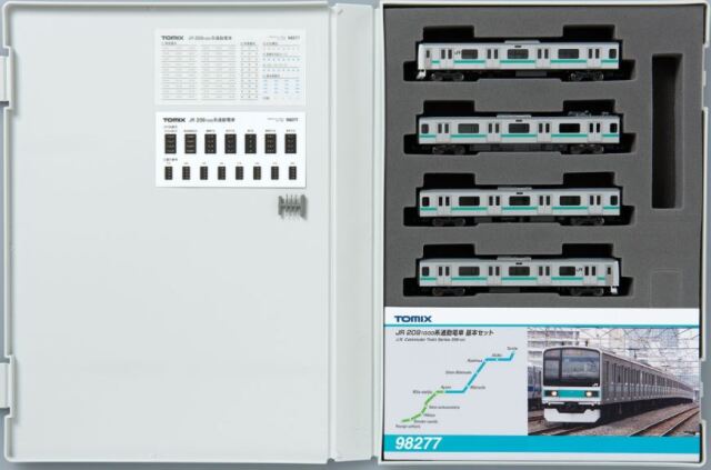 TOMIX 98277、98278 209-1000番台 基本増結セット TOMIX 98277/98278 209系1000番台 4両基本/6両増結セット