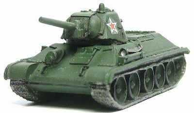 1/144ＡＦＶ 簡単キット　Ｔ－３４（１９４２）【YSK】【鉄道模型】【カラーレジン製】【情景模型】【Nゲージ】【ネコポス可】
