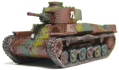 1/144ＡＦＶ 簡単キット　九七式中戦車【YSK】【鉄道模型】【カラーレジン製】【情景模型】【Nゲージ】【ネコポス可】