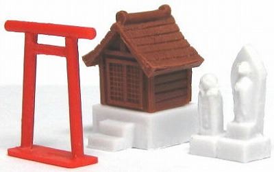 1/150 情景アクセサリー 祠（ほこら）【YSK】【鉄道模型】【カラーレジン製】【Nゲージ】