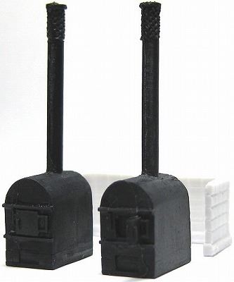 1/150 情景アクセサリー 焼却炉（大）【YSK】【鉄道模型】【カラーレジン製】【Nゲージ】【ネコポス可】