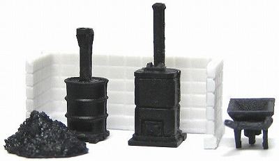 1/150 情景アクセサリー 焼却炉（小）【YSK】【鉄道模型】【カラーレジン製】【Nゲージ】【ネコポス可】